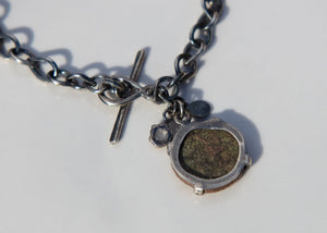 Ancient Roman Coin Link Bracelet