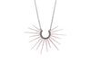 ocean inspired sea urchin necklace