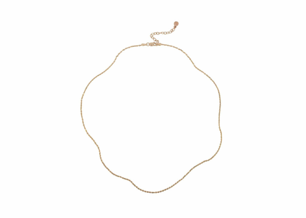 plain 14k gold chain for charms