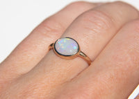 Australian Opal Arrow Ring