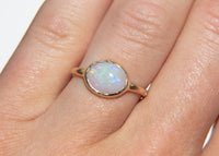 Australian Opal Arrow Ring