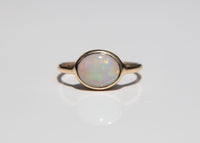 Australian Opal Arrow Ring