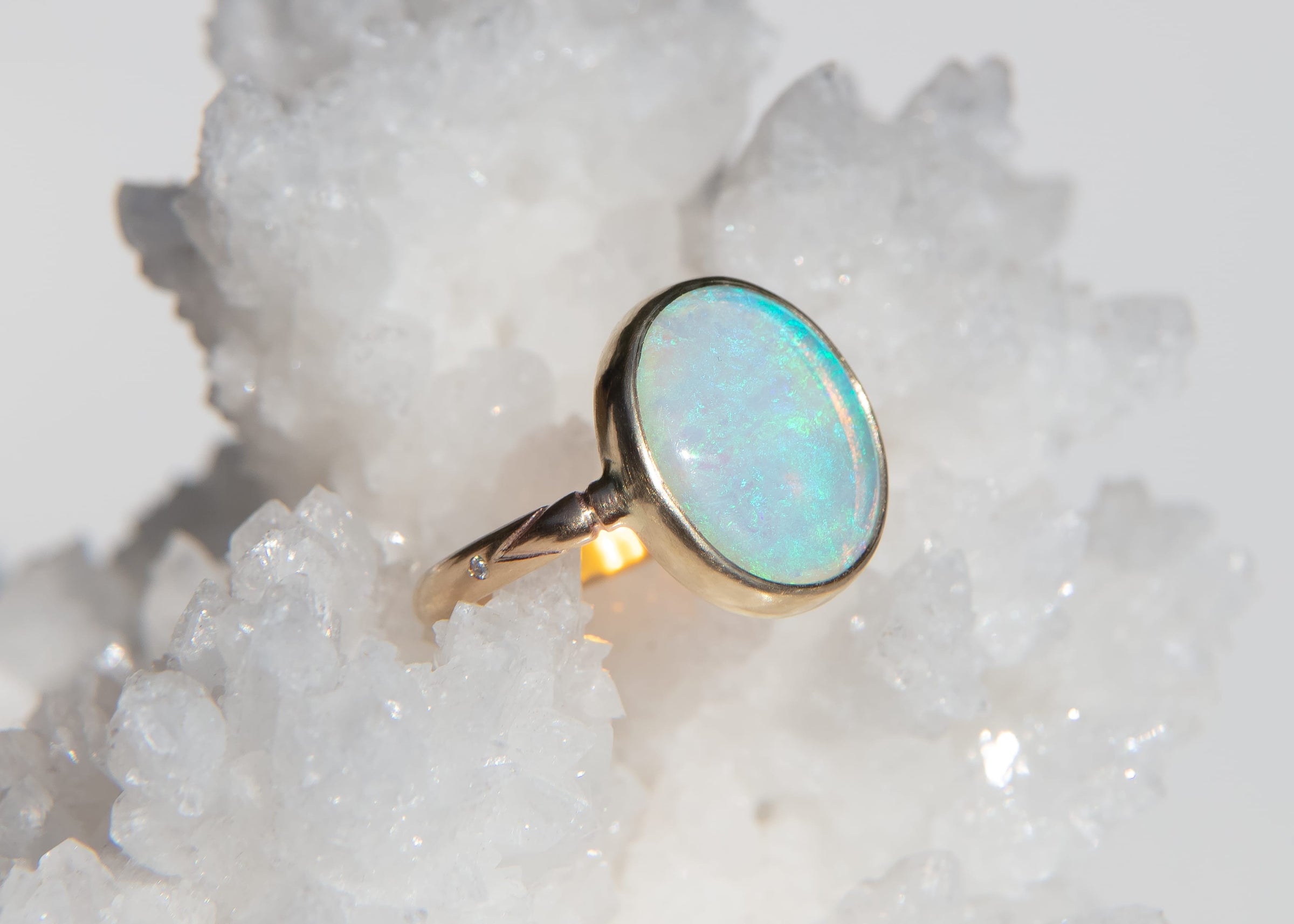 Australian Opal Boho Ring