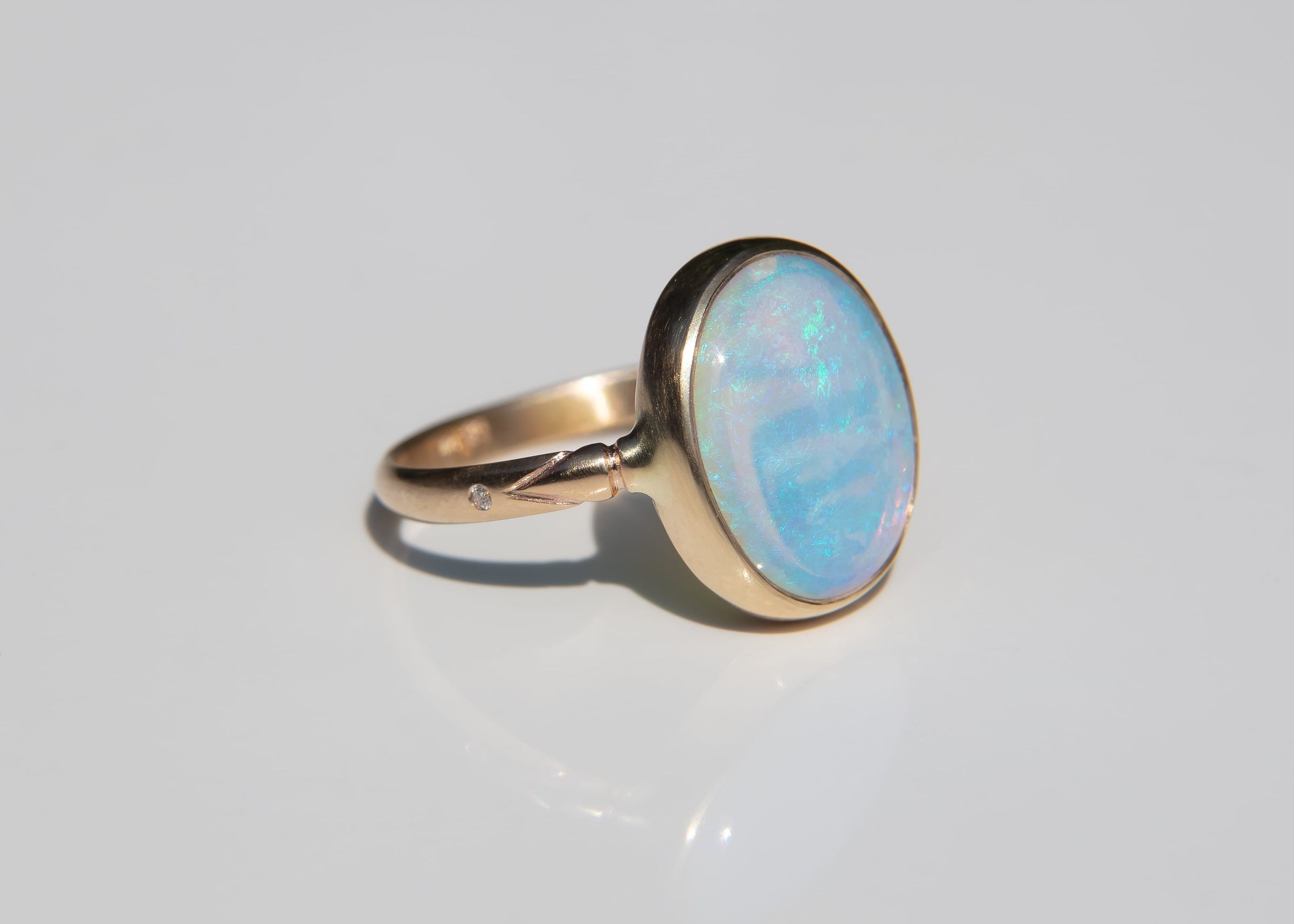 Australian Opal Boho Ring