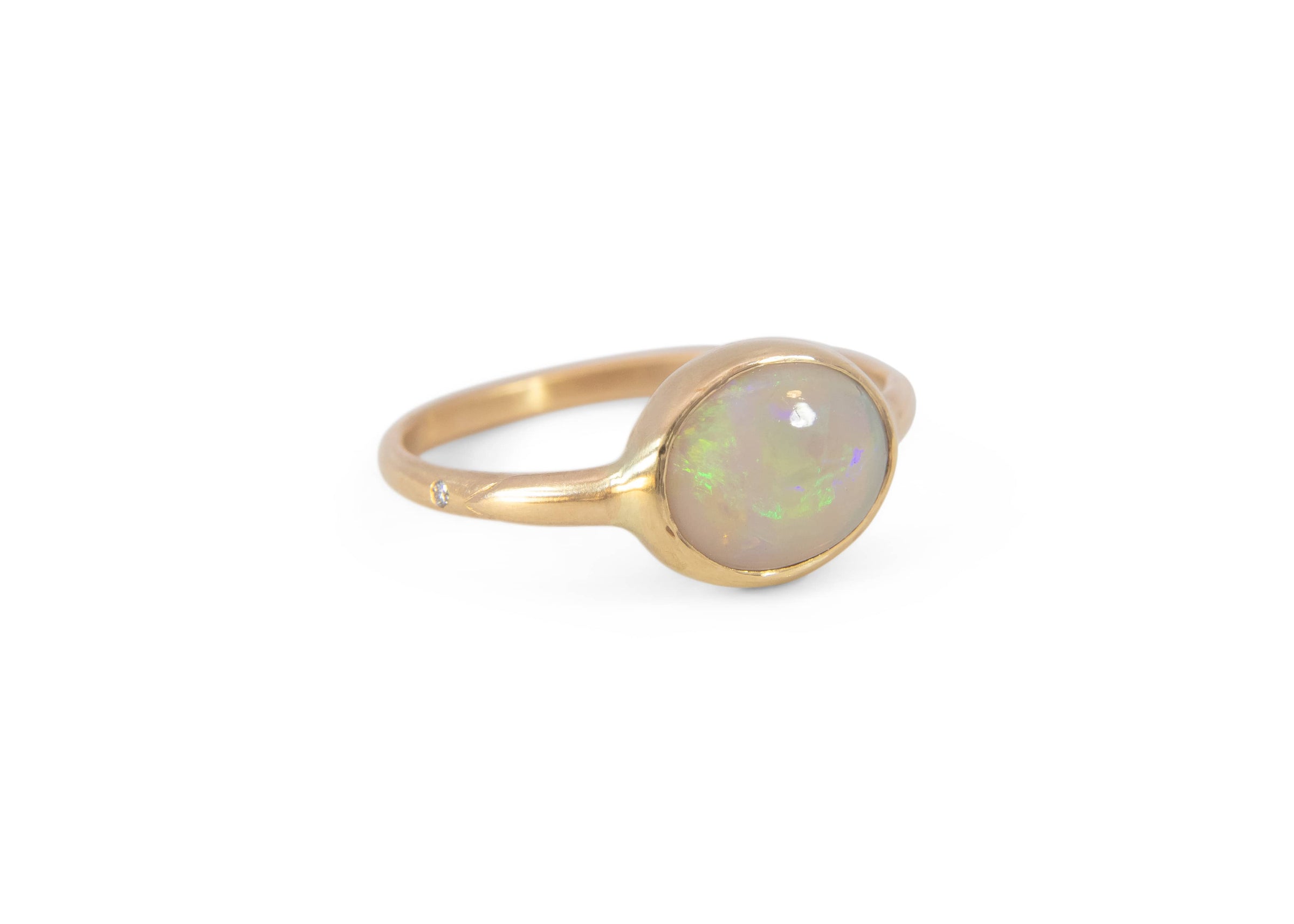 Australian Opal Arrow Ring
