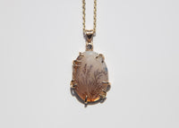 Dendritic Agate Coral Garden Necklace