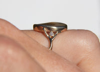 Dendritic Agate Coral Garden Ring