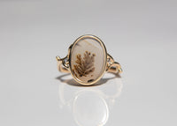 Dendritic Agate Coral Garden Ring
