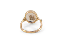 Dendritic Agate Coral Garden Ring