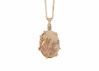 Dendritic Agate Coral Garden Necklace