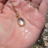 Green Moonstone Rock Candy Necklace