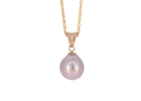 Lavender Pearl Necklace