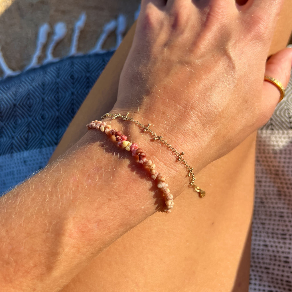 Ocean Inspired Bracelets | Mini Barbell Bracelet | Salty Girl Jewelry