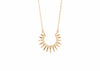 Mini Urchin Necklace with Pavé Diamonds
