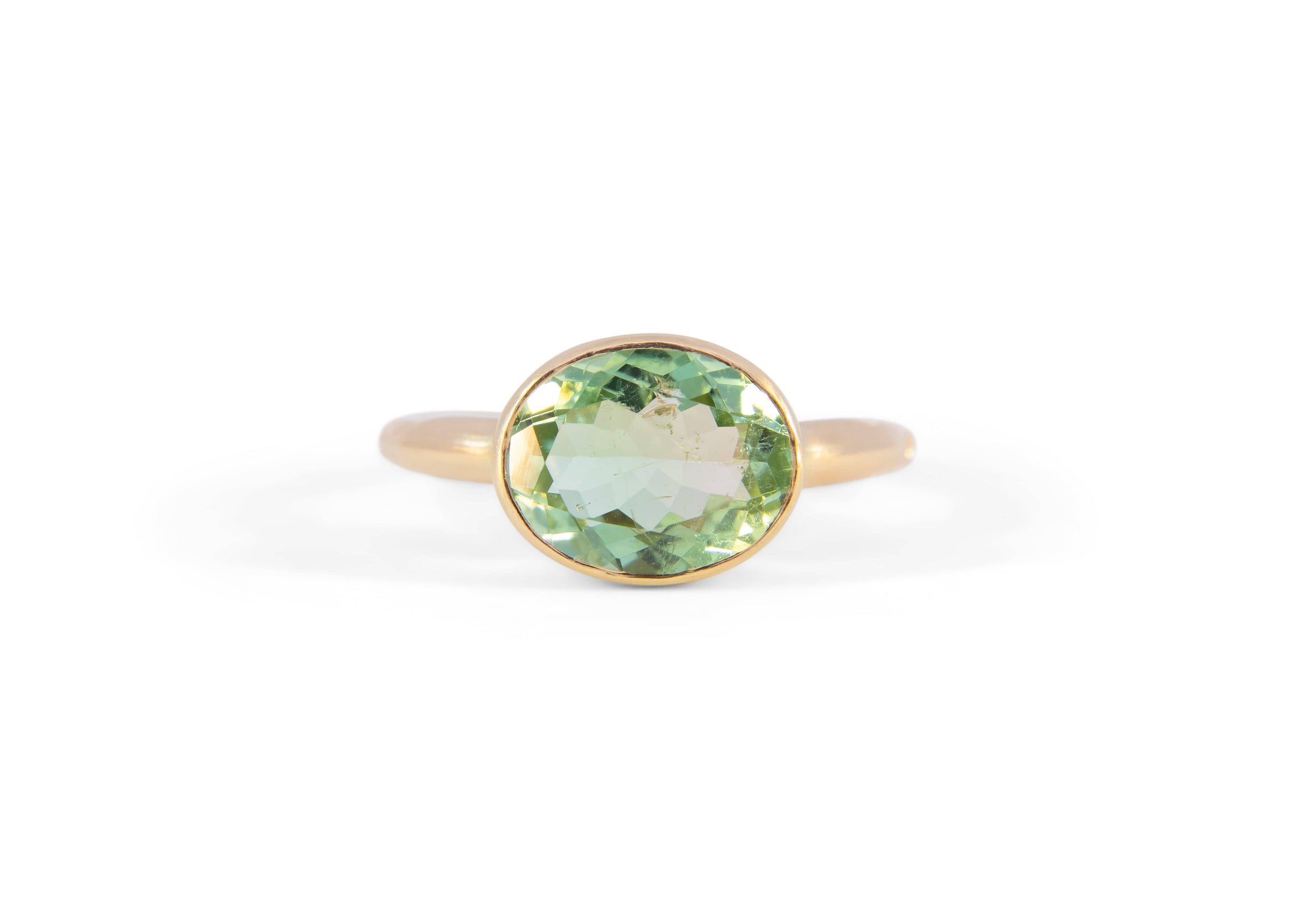 Mint Tourmaline Arrow Ring