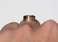 Mint Tourmaline Arrow Ring