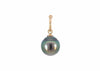 gold multicolor tahitian pearl charm