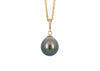 Tahitian Pearl Necklace w/Diamonds