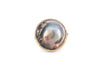 14k gold bicolor tahitian mabe pearl ring