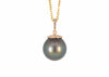 Tahitian Pearl Scallop Shell Necklace