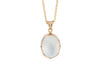Green Moonstone Rock Candy Necklace