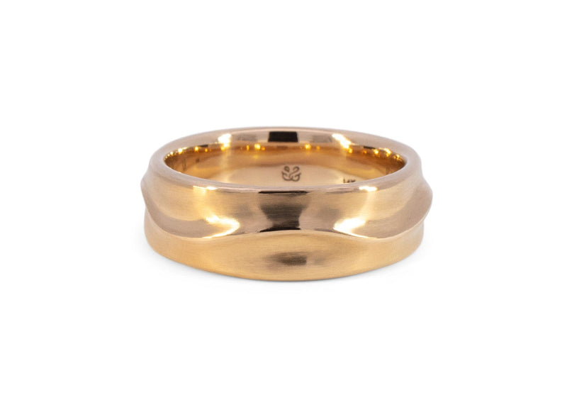 Men's Yellow Gold Wedding Bands | Wedding Band | Salty Girl Jewelry