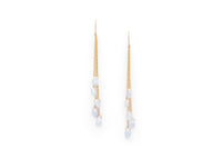 Gemstone Cascade Earrings