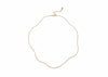 plain solid 14k gold necklace chain for charms