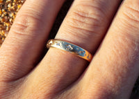 Lava Rock Wedding Band | Tumbled Wedding Band | Salty Girl Jewelry