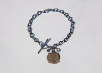 Ancient Roman Coin Link Bracelet