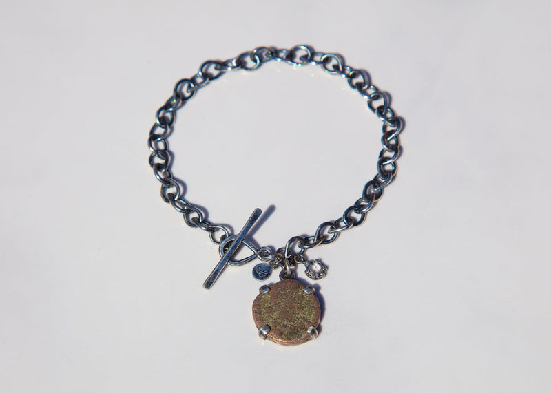 Ancient Roman Coin Link Bracelet