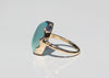 Chalcedony Rock Candy Scalloped Wave Ring