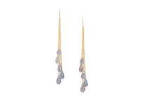 labradorite vermeil teardrop briolette earrings