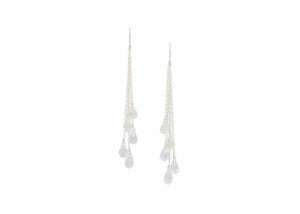 clear gemstone earrings