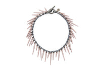 spiky rose gold powder coated urchin bracelet