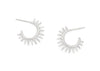 silver urchin earrings hawaii