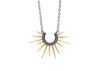 14k gold ocean inspired Urchin Necklace