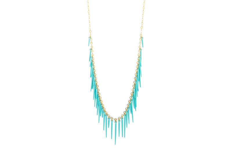 Urchin Fringe Pendant Necklace | Sea Urchin Fringe| Salty Girl Jewelry