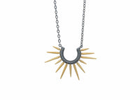 Small Urchin Necklace- Powder Coated