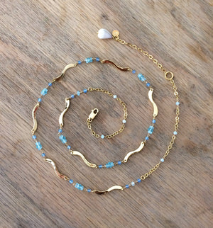 ocean inspired made in hawaii wave wrap bracelet