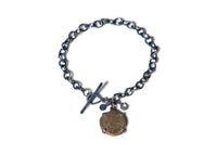 Ancient Roman Coin Link Bracelet