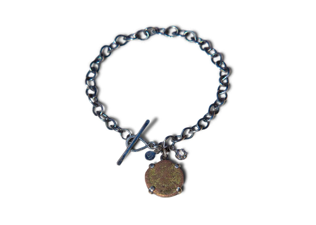 Roman Coin Link Bracelet