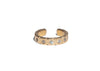 solid 14k gold ear cuff with diamonds